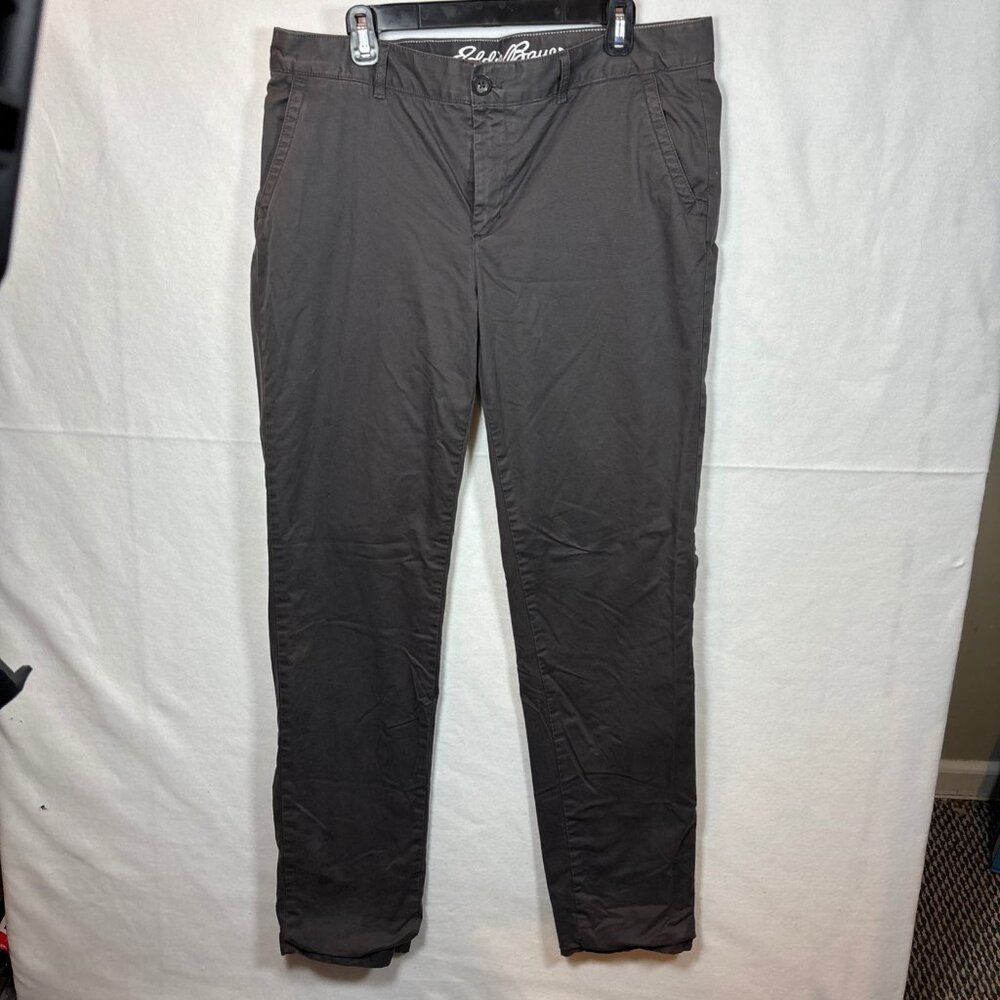 Eddie Bauer First Ascent Fleece Lined Pants Womens Size T12 Tan Meas. 36x33